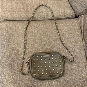 Rampage grey studded cross body